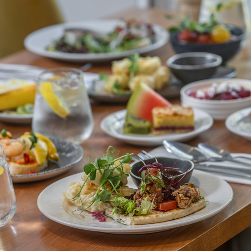 <p>FRENCH &amp; GREEK LUNCH MENUS</p>